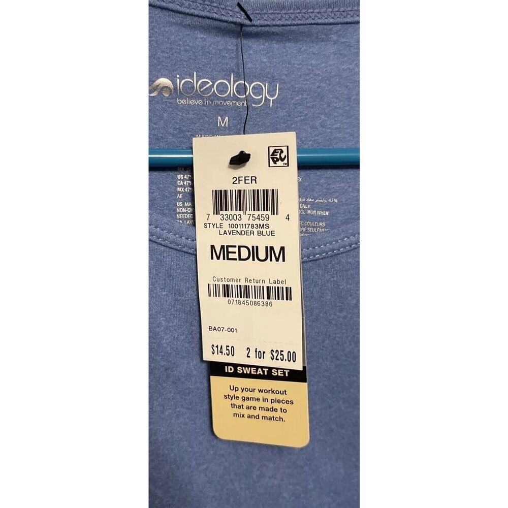 Ideology Women’s size medium blue tank top - Picture 2 of 3